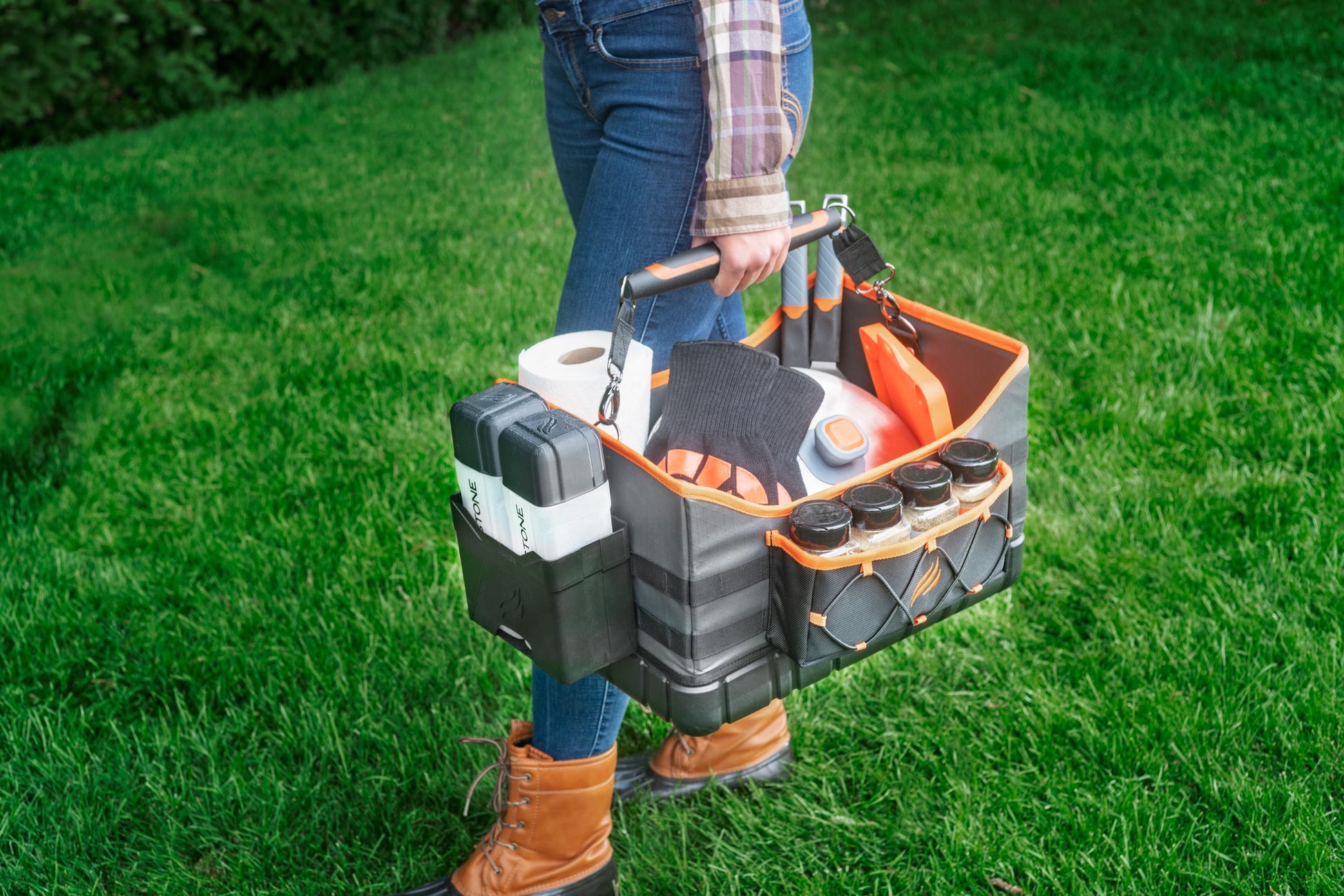 Cook & Carry Griddle Caddy – Portable Grill Tool Organizer for Blackstone & Outdoor Griddles